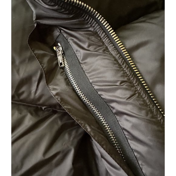 NWT authentic RICK OWENS + MONCLER F/W23 Black ‘GIMP’ DOWN COAT Size 1 Moncler - Picture 9 of 16
